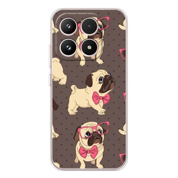 Чехол с рисунком «Собачки Мопсики» для Xiaomi 17 Чехол с рисунком «Собачки Мопсики» для Xiaomi 17