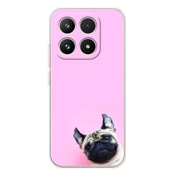 Чехол с рисунком «Собака на розовом» для Xiaomi 17 Чехол с рисунком «Собака на розовом» для Xiaomi 17