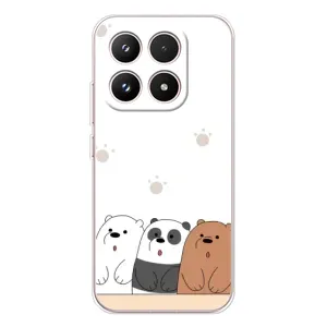 Чехлы с изображением разных животных для Xiaomi 17 (Удивленные медвеженки)