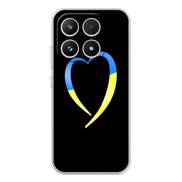 Чехол с рисунком «Украинское сердце» для Xiaomi 17 Чехол с рисунком «Украинское сердце» для Xiaomi 17