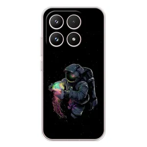 Силиконовый Чехол с принтом "Космонавты" на Xiaomi 17 (В руках земля)