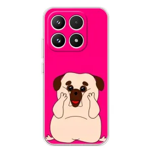 Чехол (ТПУ) Милые собачки для Xiaomi 17 (Веселый Мопсик)