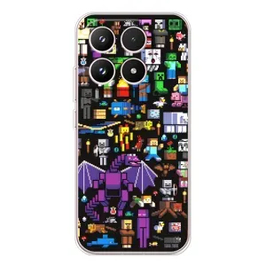 Чохол майнкрафт для Xiaomi 17 (Усі персонажі)