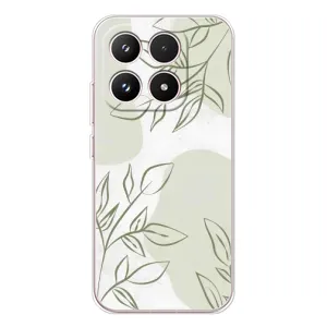 Чехол цветочный дизайн для Xiaomi 17 (Зелёный дизайн)