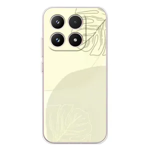Чехол цветочный дизайн для Xiaomi 17 (Зелёный фон)
