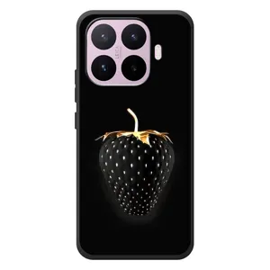 Чехол с изображением  вкусной еды для Xiaomi 17T (Чёрная клубника)