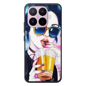 Чехол с картинкой Модные Девчонки Xiaomi 17T (Девушка с коктейлем)