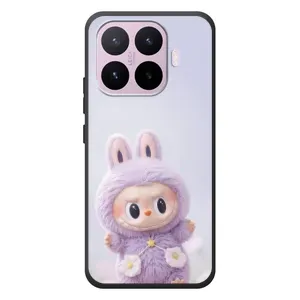 Чехол с принтом Лабубу для Xiaomi 17T (Фиолетовый Лабубу)