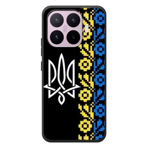Силиконовый Чехол на Xiaomi 17T (Герб и вышыванка)