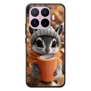 Печатный чехол «Зверята с кофе» для Xiaomi 17T (Грызунчик с кофе)