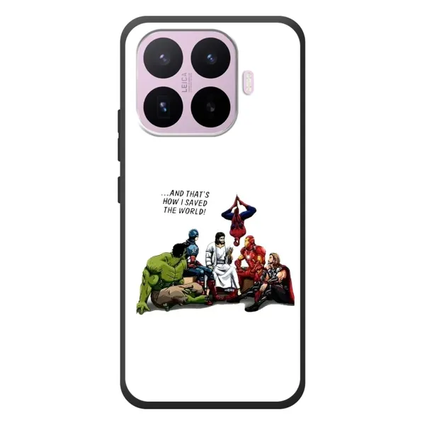 Чехол с рисунком «Иисус супергерой» для Xiaomi 17T Чехол с рисунком «Иисус супергерой» для Xiaomi 17T