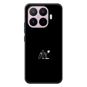Чехол с картинками на черном фоне для Xiaomi 17T (Книжки)