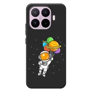 Силиконовый Чехол с принтом "Космонавты" на Xiaomi 17T (Космонавт с шариками)