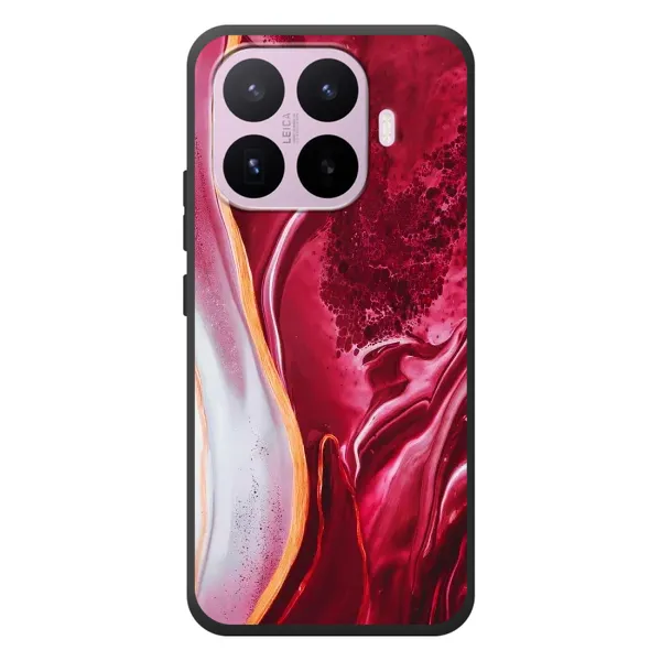 Чехол с рисунком «Красный мрамор» для Xiaomi 17T Чехол с рисунком «Красный мрамор» для Xiaomi 17T