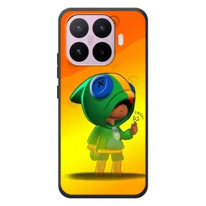Чехол Бравл Старс для Xiaomi 17T (LEON в кофте)