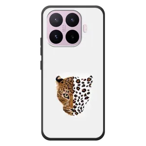 Чехол с леопардовым принтом на Xiaomi 17T (Леопард на белом)