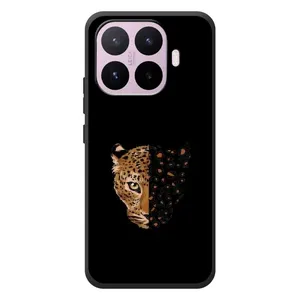 Чехол с леопардовым принтом на Xiaomi 17T (Леопард на черном)