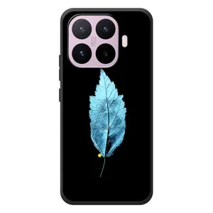 Чехол с картинками на черном фоне для Xiaomi 17T (Листочек)