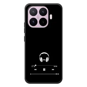 Чехол с картинками на черном фоне для Xiaomi 17T (Плеер)
