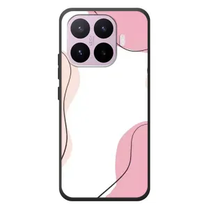 Чехол цветочный дизайн для Xiaomi 17T (Розовый фон)