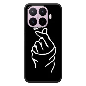 Чехлы (Знак сердечка) на Xiaomi 17T (Сердце на черном)