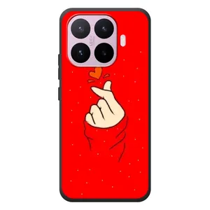 Чехлы (Знак сердечка) на Xiaomi 17T (Сердце на красном)