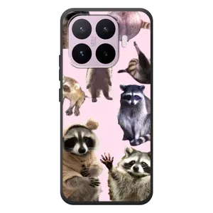 Силиконовый Чехол с Енотами на Xiaomi 17T (Смешные Еноты)