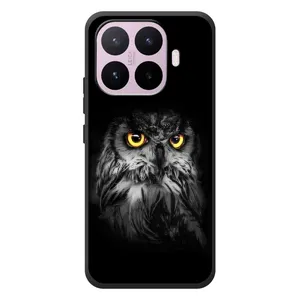 Чехлы с принтом СОВЫ для Xiaomi 17T (Сова на чёрном)