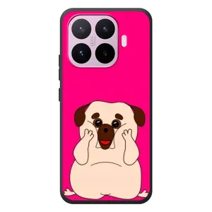 Чехол (ТПУ) Милые собачки для Xiaomi 17T (Веселый Мопсик)