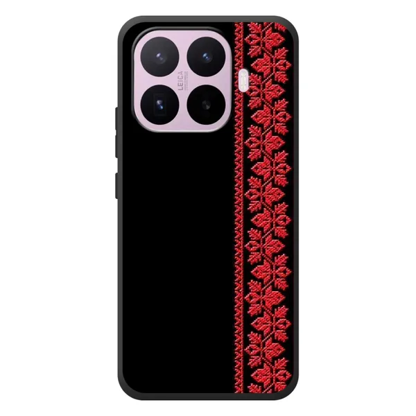 Чехол с рисунком «Вышиванка на черном» для Xiaomi 17T Чехол с рисунком «Вышиванка на черном» для Xiaomi 17T