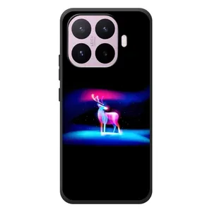 Силиконовый бампер с картинкой животных для Xiaomi 17T (Яркий олень)