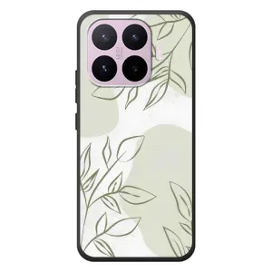 Чехол цветочный дизайн для Xiaomi 17T (Зелёный дизайн)