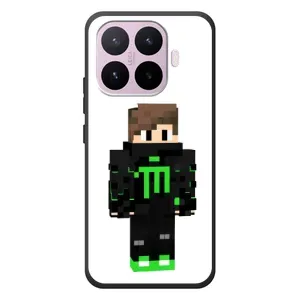 Чехлы для Xiaomi 17T (Персонажи Майн Крафт) (Зеленый мальчик)