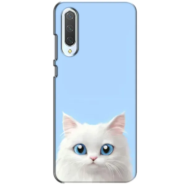 Чехол с рисунком «Белый кот» для Xiaomi CC9 Чехол с рисунком «Белый кот» для Xiaomi CC9