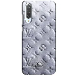 Текстурный Чехол Louis Vuitton для Сяоми СС9 (Белый ЛВ)