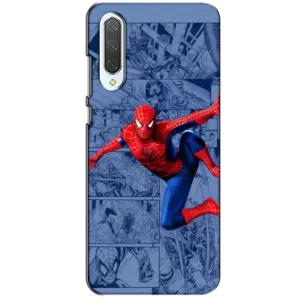 Силиконовый Чехол для Xiaomi CC9 (Человек Паук)