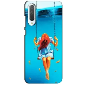 Чехол Стильные девушки на Xiaomi CC9 (Девушка на качели)