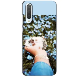 Чехлы с изображением разных животных для Xiaomi CC9 (Ежик на руках)