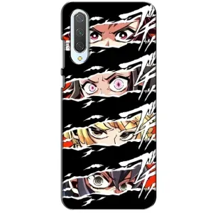Силиконовые чехлы с глазами Anime для Сяоми СС9 (Глаза на чорном)