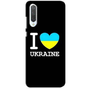 Чехол с Украинской символикой на Сяоми СС9 (I Love Ukraine)