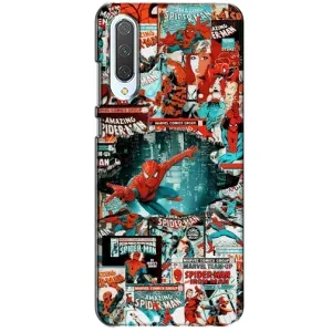 Чехол Супергерой Человека Паука на Xiaomi CC9 (Комиксы Человек Паук)