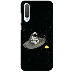 Силіконовый Чохол з принтом "Космонавти" на Xiaomi CC9 (Космонавт на рибалці)