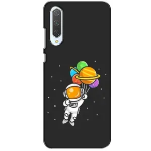 Силіконовый Чохол з принтом "Космонавти" на Xiaomi CC9 (Космонавт з кульками)