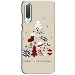 Чехол Санта Клаус для Xiaomi CC9 (Merry Christmas)