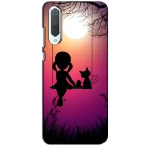 Дівчачий Чохол для Xiaomi CC9 (На гойдалці)