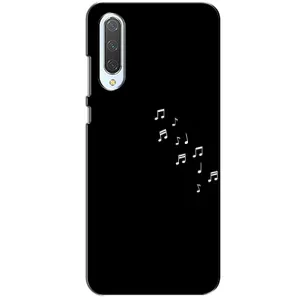 Чохол з картинками на чорному фоні для Xiaomi CC9 (Ноти)