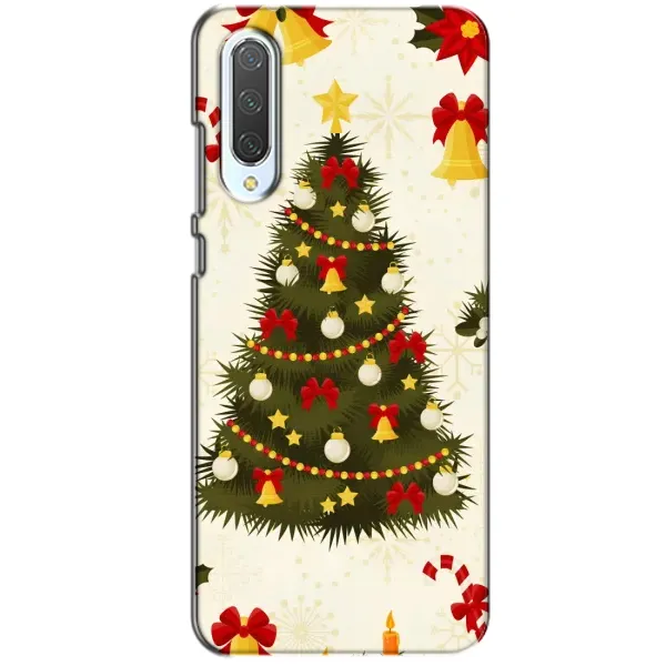Чехол с рисунком «Новогодний принт» для Xiaomi CC9