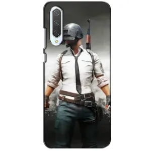 Силиконовый чехол с картинкой "Герой Pubg" на Xiaomi CC9 (Пабг)