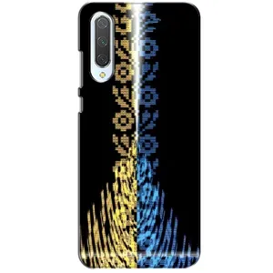 Силиконовый Чехол на Xiaomi CC9 (Патриотическая вышиванка)