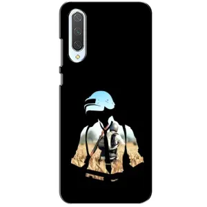 Силиконовый чехол с картинкой "Герой Pubg" на Xiaomi CC9 (Пубг мен)